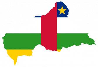 Central African Republic Flag Map Clipart Wallpaper