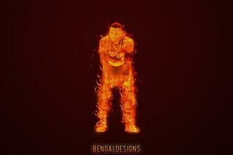 Damian Lillard Fire Wallpaper By Bengal Bengalbro