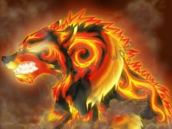 Fire Wolf By Tajniwolf