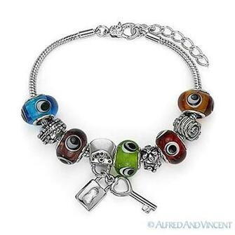 Evil Eye Murano Glass European Charm Bead From Alfred