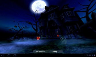 Haunted House Halloween Wallpaper