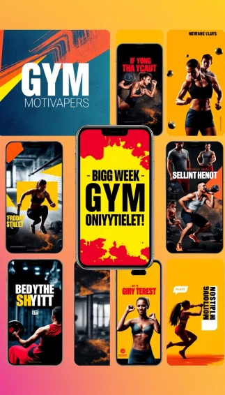 Gym Motivation Phone Wallpaper