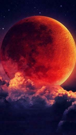 Blood Moon Wallpaper iPhone 3d
