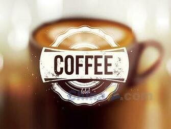 Coffee Theme Background Vector Shrek