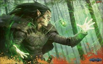 Wallpaper Of The Week Elvish Mystic Daily Mtg Magic