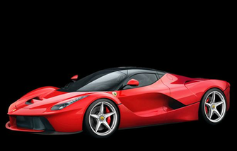 Ferrari Laferrari White Background