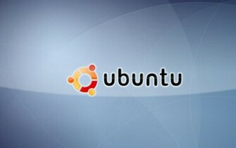 Ubuntu Logo Blue Background Azul Linux Wallpaper