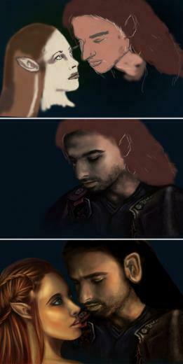 Kili And Tauriel By Simaell