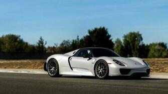 Wallpaper Porsche Spyder Side