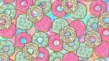 Donut Laptop Wallpaper Top Background