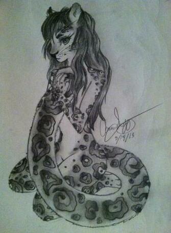 Snow Leopard Drawing By Lilly Nila