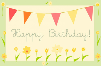 Printable Happy BirtHDay Greeting Card Gartenparty