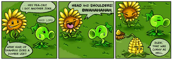 Punny Sunny Plants Vs Zombies By Nestly
