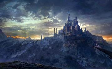 Castle On The Mountain Wallpaper Castelo Da Fantasia Papel