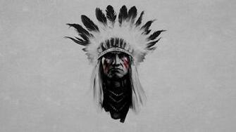 Native American Digital Wallpaper Americans Feathers HD