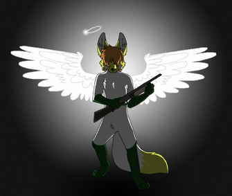 Angel With A Shotgun By Miiroku