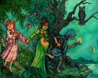 Triple Goddess Wallpaper