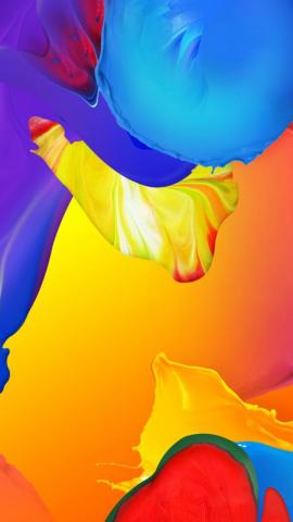 Color Abstract Art iPhone Wallpaper