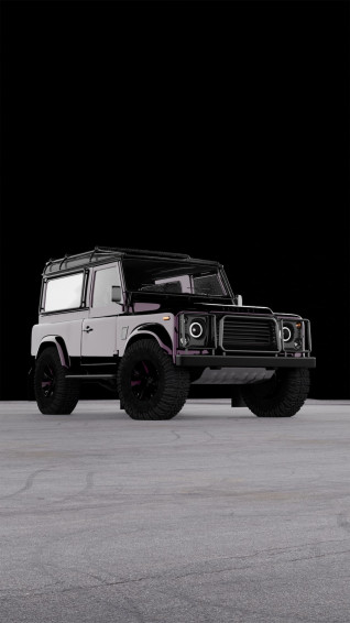 A Black And White Photo Of Jeep Wallpaper 4k Image