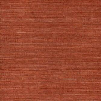 Shop Allen Roth Orange Grasscloth Unpasted Textured Wallpaper At