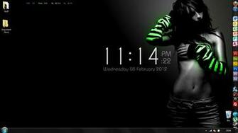 Windows Desktop Clock For Filesize 363k