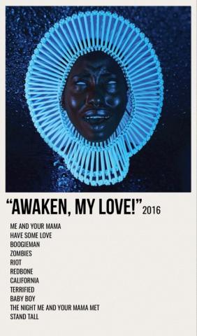 Awaken My Love Childish Gambino Album Cover Music Poster