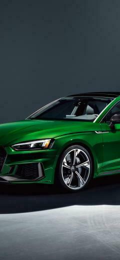 Wallpaper Audi Rs5 Sportback Green Car