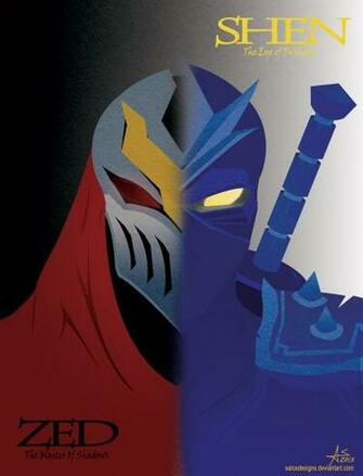 Zed Vs Shen Enemies Poster By Salcedesigns