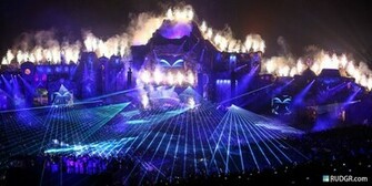 Tomorrowland Laser Show HD Wallpaper