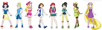 Pokemon Princesses By Hapuriainen