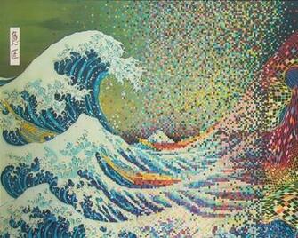 Great Wave Off Kanagawa Wallpaper Art HD