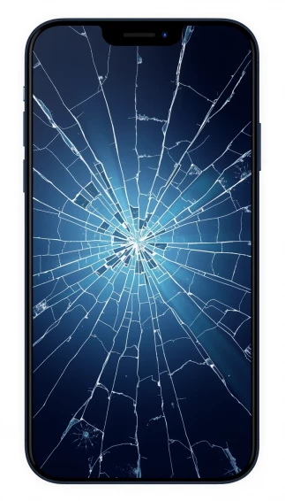Cracked Phone Screen Wallpaper