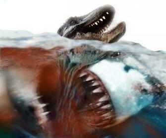 Megalodon Shark Blood Red HD Wallpaper Sharks