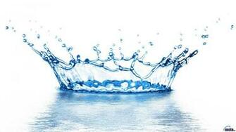 Splash Crown Wallpaper Water HD Background