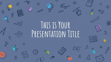Education Sketchnotes Powerpoint Template Google Slides Theme