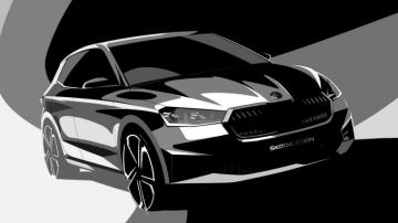 Skoda Fabia Teased In Official Sketches Showing Sharp Design