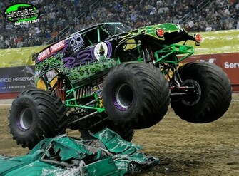 Truck BirtHDay Invitations Grave Digger Auto Design Tech