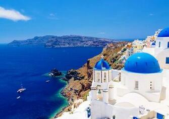 Ideal From Santorini Wallpaper