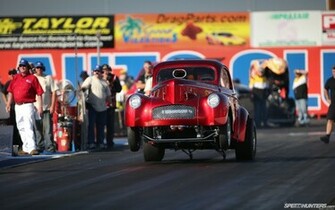 Drag Race Hot Rod Launch Wheelie Car Strip Wallpaper