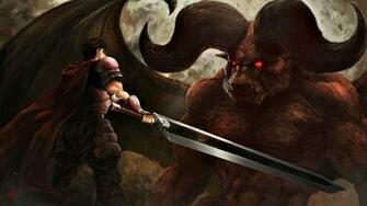 Berserk Guts Vs Zodd HD Wallpaper Background Image
