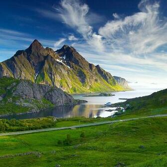 Lakeside Scenery Of The iPad Wallpaper Background Best