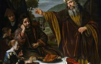 Wallpaper Picture Mythology Jan Victors Abraham Says Goodbye To
