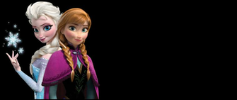 Anna And Elsa With Longer Background Frozen Photo
