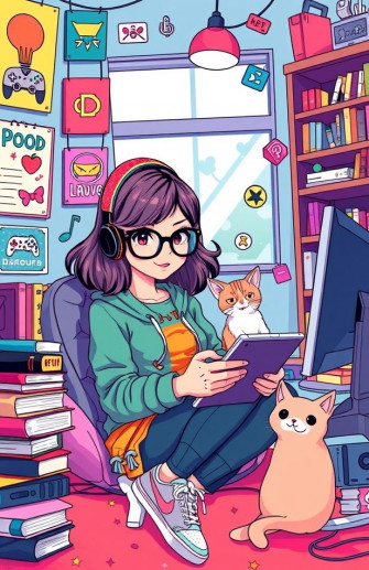 Geek Girl Wallpaper