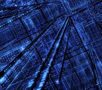 Blue Matrix Wallpaper HD