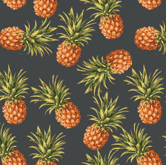 Vintage Pineapple Wallpaper Top