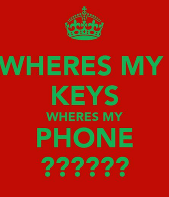 Wheres My Keys Phone Keep Calm And Carry On Image