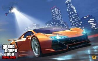 Wallpaper Grand Theft Auto V Gta Online Art Car Chase Police