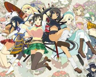 Wallpaper Yagyuu Senran Kagura Hibari Asuka