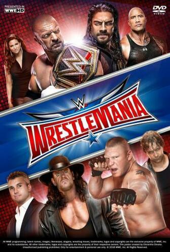 Wwe Wrestlemania Poster By Chirantha